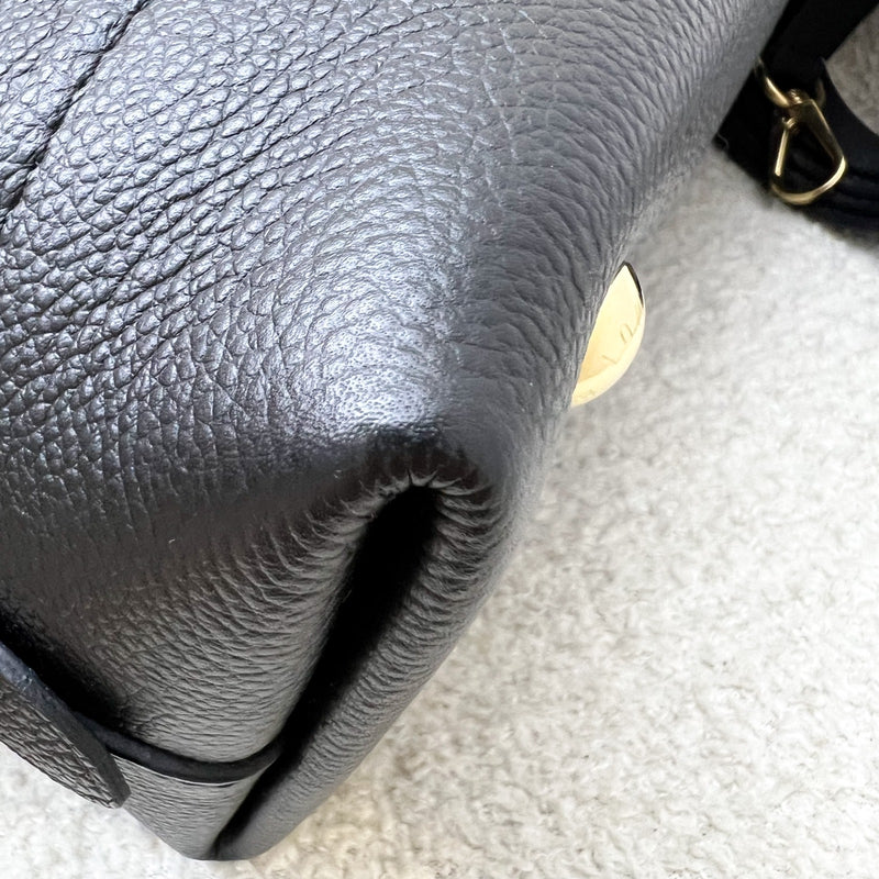 LV Alma BB in Monogram Black Empreinte Leather and GHW