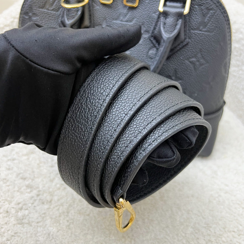 LV Alma BB in Monogram Black Empreinte Leather and GHW