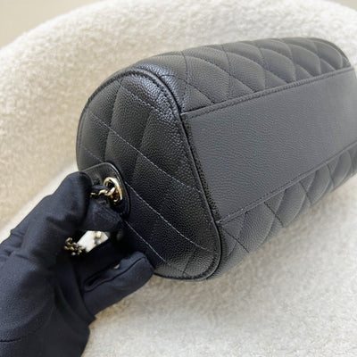 Chanel 25S Bowling Bag in Black Caviar and LGHW (Model: AP4474)