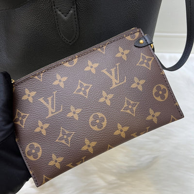LV Low Key Cabas MM in Black Leather and GHW (Model: M25341)