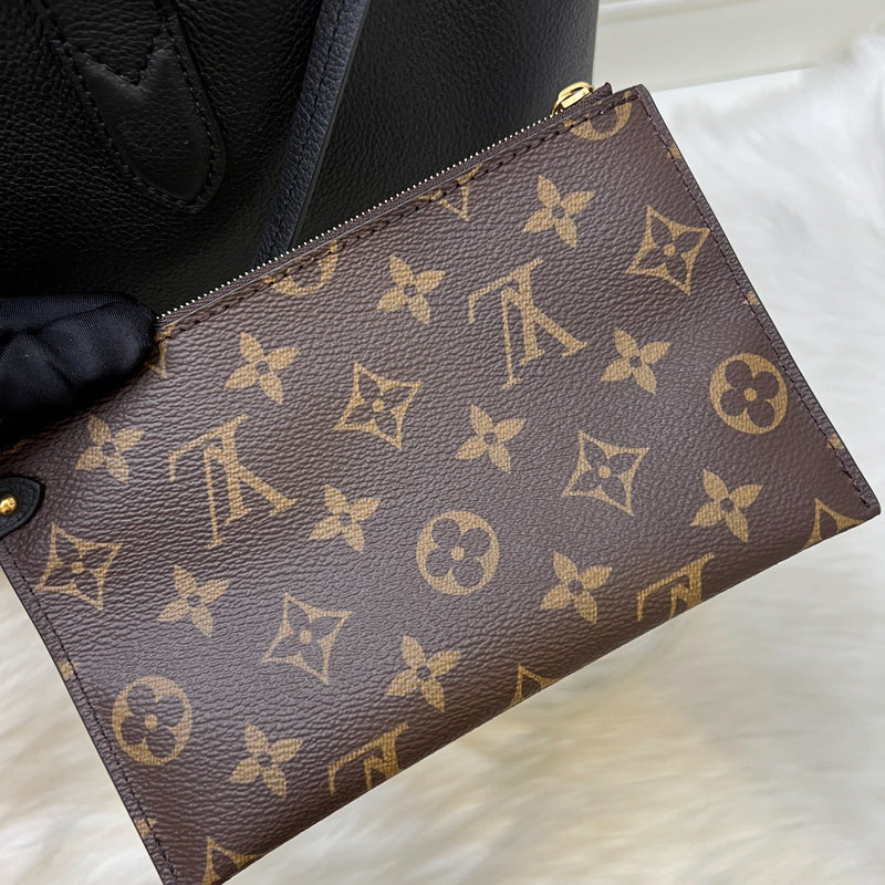 LV Low Key Cabas MM in Black Leather and GHW (Model: M25341)