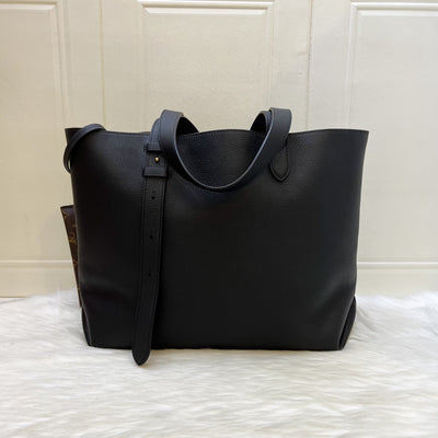 LV Low Key Cabas MM in Black Leather and GHW (Model: M25341)
