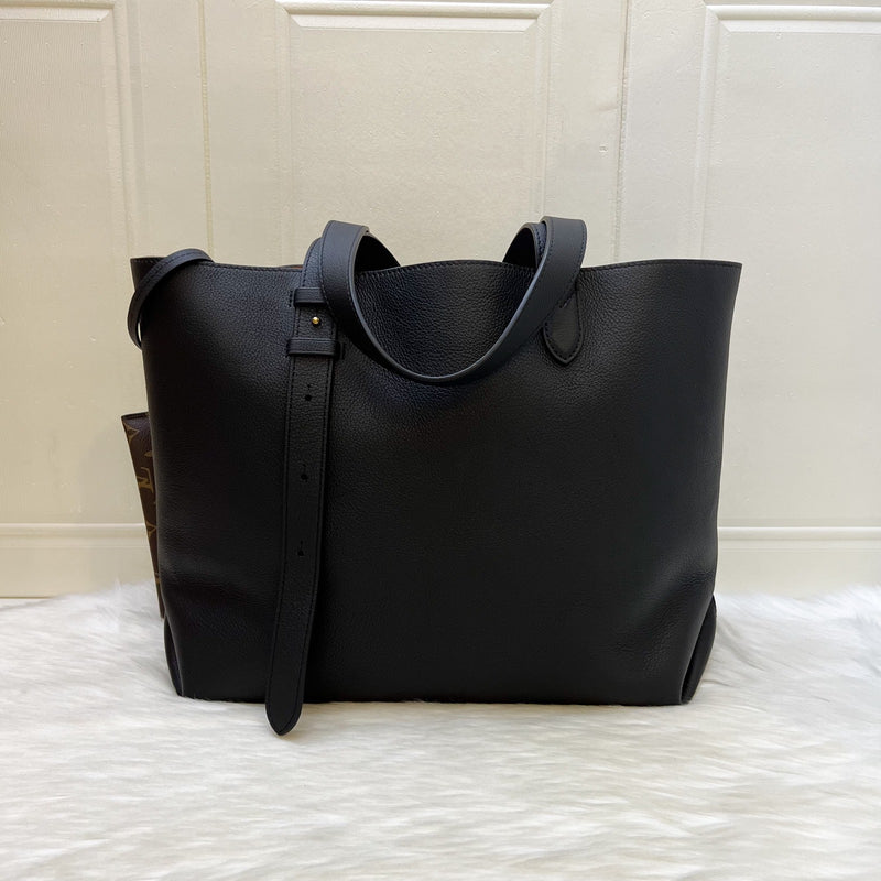 LV Low Key Cabas MM in Black Leather and GHW (Model: M25341)