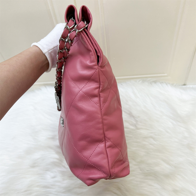 Chanel 22 Small Hobo Bag in 23B Pink Calfskin and SHW