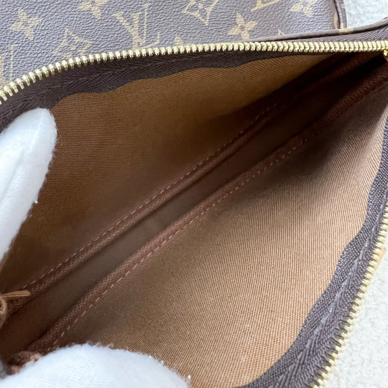 LV My World Tour Multi Pochette Accessoires MPA in Monogram Canvas, Khaki Strap and GHW (Model: P01458)