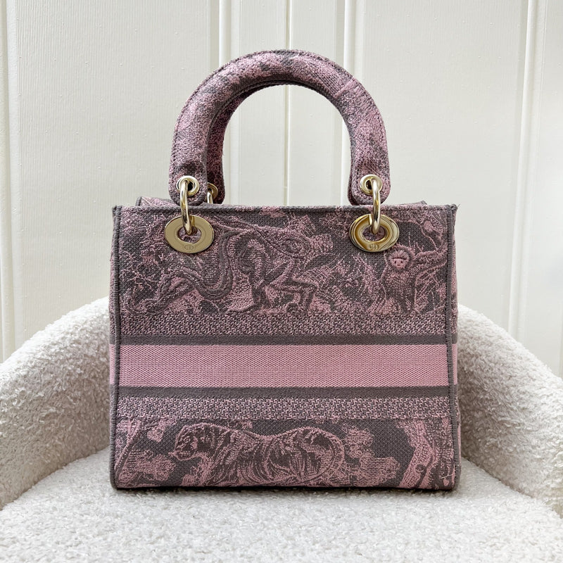 Dior Medium Lady D-Lite in Dior Rivera Embroidery and LGHW