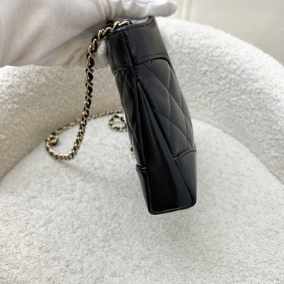 Chanel 31 Nano Shopping Bag in 25P Black Shiny Calfskin and LGHW (Model: AP3656)