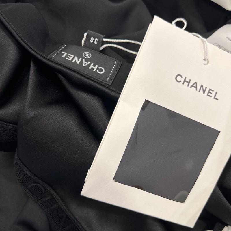 Chanel 24K Knitted Pullover with Zipper and Charms in Navy Wool and Polyamide (Model: P78425)