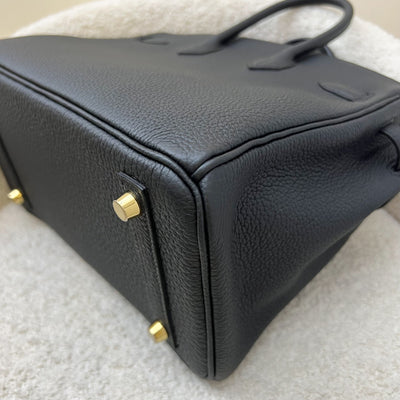 Hermes Birkin 25 in Black Noir Togo Leather and GHW