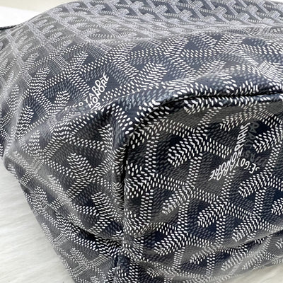 Goyard Saint Louis PM Tote in Gris Grey Goyardine Canvas