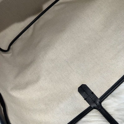 Goyard Saint Louis PM Tote in Black Signature Goyardine Canvas
