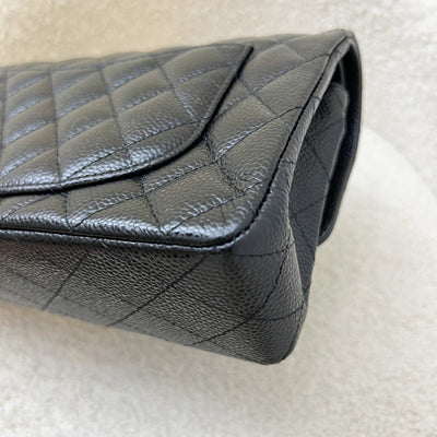 Chanel Small Classic Flap CF in Black Caviar and GHW