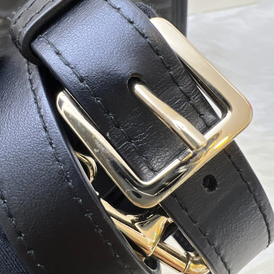 Dior Medium Book Tote in Black Macrocannage Calfskin and LGHW