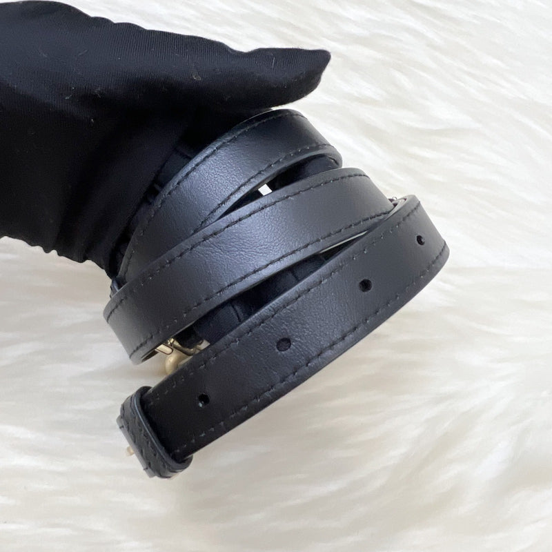 Dior Medium Book Tote in Black Macrocannage Calfskin and LGHW