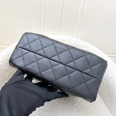 Chanel 25 Mini Hobo Bag in Black Caviar and AGHW (Model: AS5631)