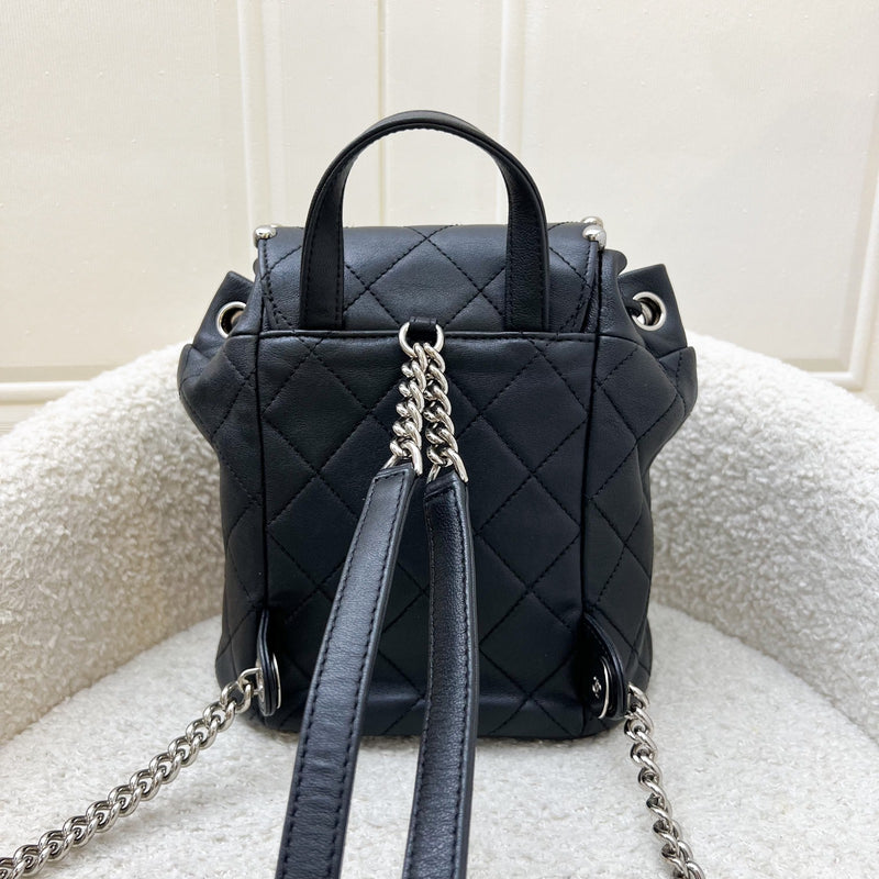 black studded mini backpack Chanel Studded Mini Backpack in Black Calfskin and 2-tone HW – Brands Lover