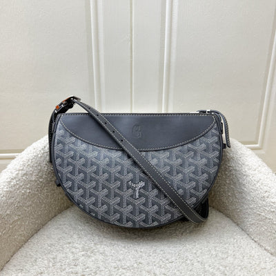Goyard Hirondelle PM Bag in Gris Grey Goyardine Canvas