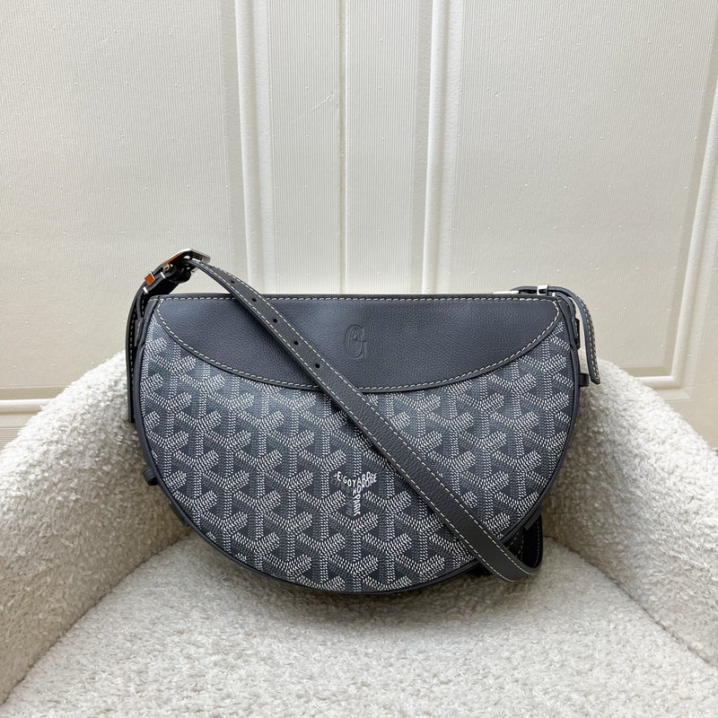 Goyard Hirondelle PM Bag in Gris Grey Goyardine Canvas