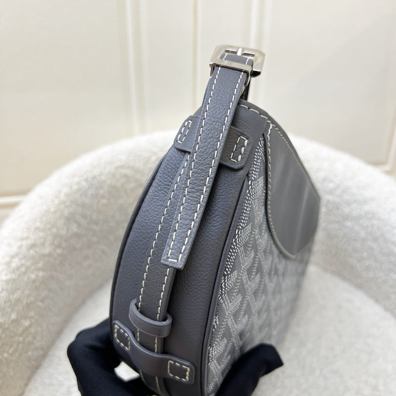 Goyard Hirondelle PM Bag in Gris Grey Goyardine Canvas