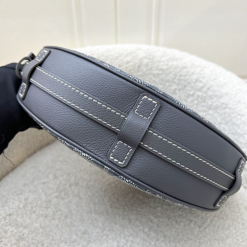 Goyard Hirondelle PM Bag in Gris Grey Goyardine Canvas