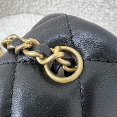 Chanel Pearl Crush Mini Rectangle Flap in Black Lambskin and AGHW