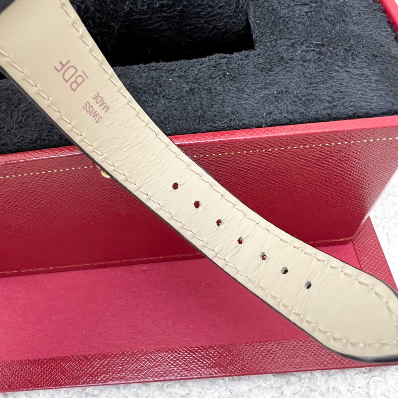 Cartier Tank Must Watch Small Model Quartz, Black Leather Strap, Quartz Movement (WSTA0042)