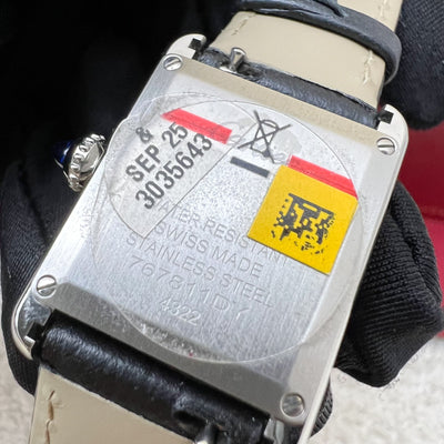 Cartier Tank Must Watch Small Model Quartz, Black Leather Strap, Quartz Movement (WSTA0042)