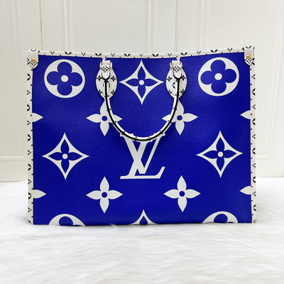 LV Onthego GM in Giant Hawaii Blue Monogram Canvas GHW