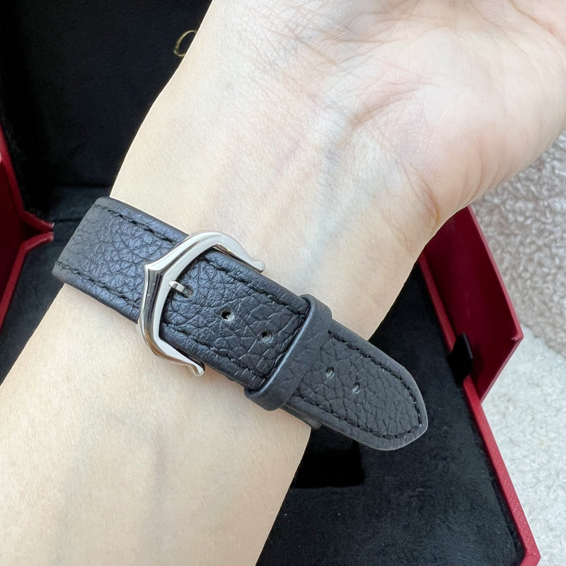 Cartier Tank Must Watch Small Model Quartz, Black Leather Strap, Quartz Movement (WSTA0042)