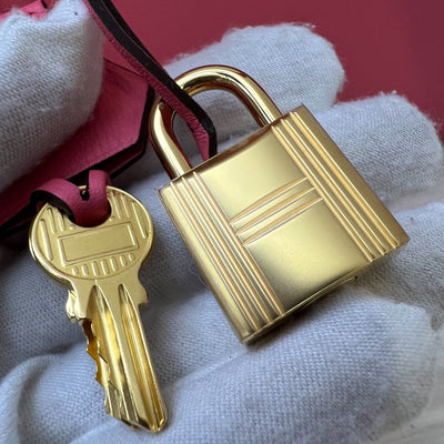 Hermes Kelly 25 in Rose Azalee Swift Leather and GHW