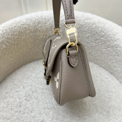 [BN - May 2024] LV Nano Diane in Tourterelle (Grey) / Creme Giant Monogram Empreinte Leather and GHW