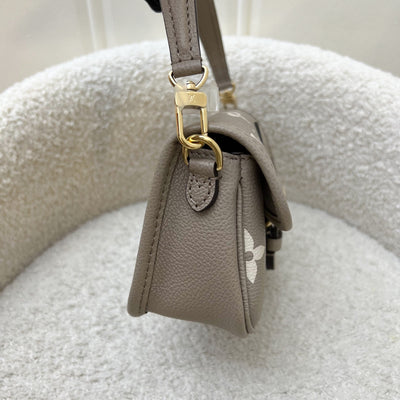 [BN - May 2024] LV Nano Diane in Tourterelle (Grey) / Creme Giant Monogram Empreinte Leather and GHW