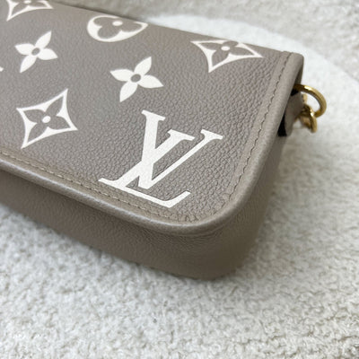 [BN - May 2024] LV Nano Diane in Tourterelle (Grey) / Creme Giant Monogram Empreinte Leather and GHW