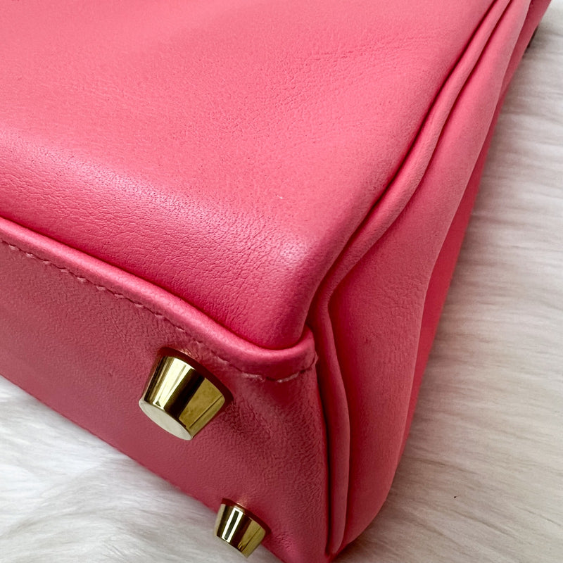 Hermes Kelly 25 in Rose Azalee Swift Leather and GHW