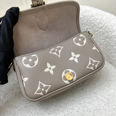 [BN - May 2024] LV Nano Diane in Tourterelle (Grey) / Creme Giant Monogram Empreinte Leather and GHW