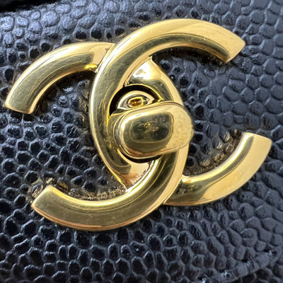 Chanel Jumbo Classic Flap SF in Black Caviar and GHW