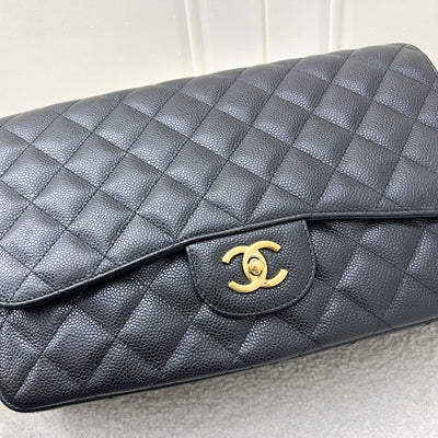 Chanel Jumbo Classic Flap SF in Black Caviar and GHW