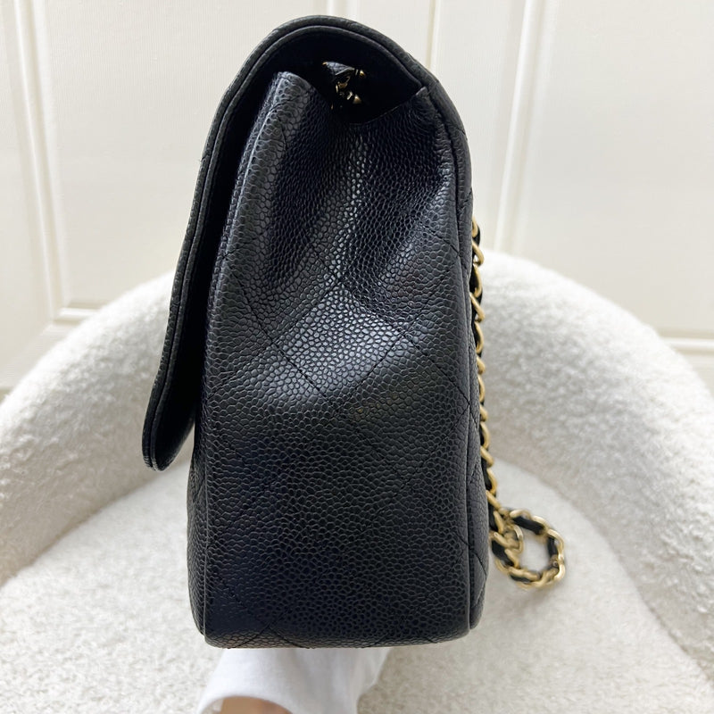 Chanel Jumbo Classic Flap SF in Black Caviar and GHW