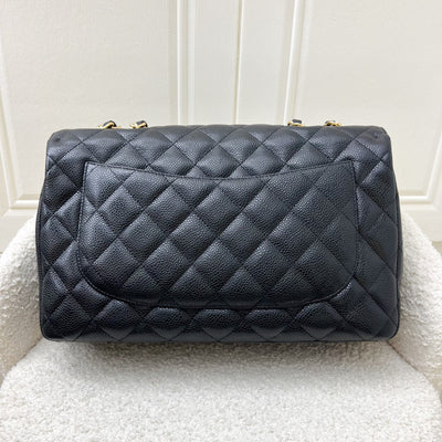 Chanel Jumbo Classic Flap SF in Black Caviar and GHW