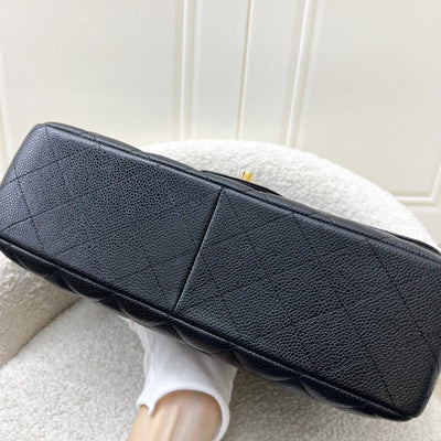 Chanel Jumbo Classic Flap SF in Black Caviar and GHW