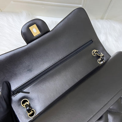Chanel Jumbo Classic Flap DF in Black Lambskin and GHW