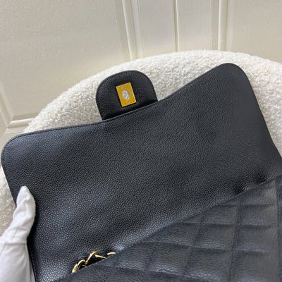 Chanel Jumbo Classic Flap SF in Black Caviar and GHW