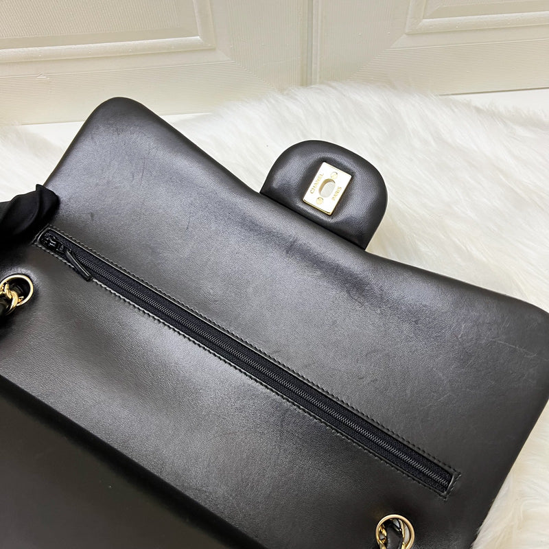 Chanel Jumbo Classic Flap DF in Black Lambskin and GHW