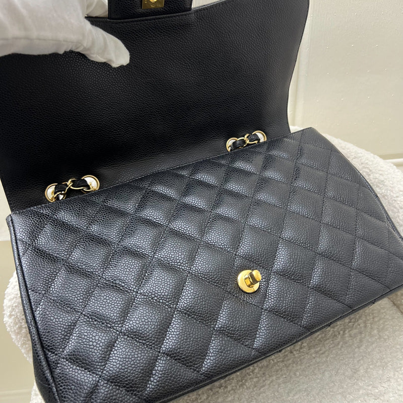 Chanel Jumbo Classic Flap SF in Black Caviar and GHW