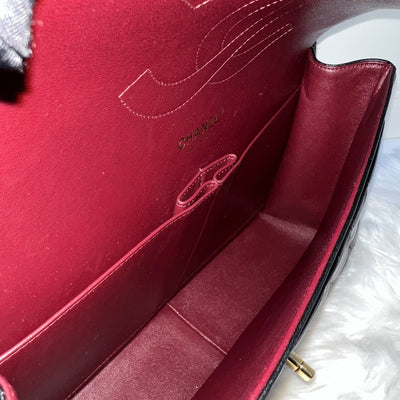 Chanel Jumbo Classic Flap DF in Black Lambskin and GHW