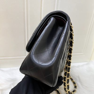 Chanel Jumbo Classic Flap DF in Black Lambskin and GHW