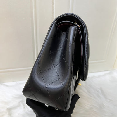 Chanel Jumbo Classic Flap DF in Black Lambskin and GHW