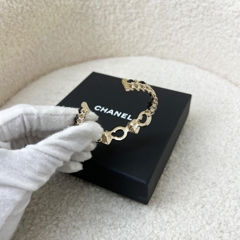 Chanel 23C VIP Coco Bangle LGHW Size S