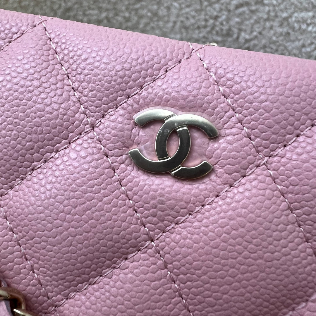 Brand New] Chanel 25C / 25B Mini Clutch with Chain in Pink Caviar