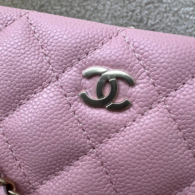 [Brand New] Chanel 25C / 25B Mini Clutch with Chain in Pink Caviar and SHW (Model: AP4423)